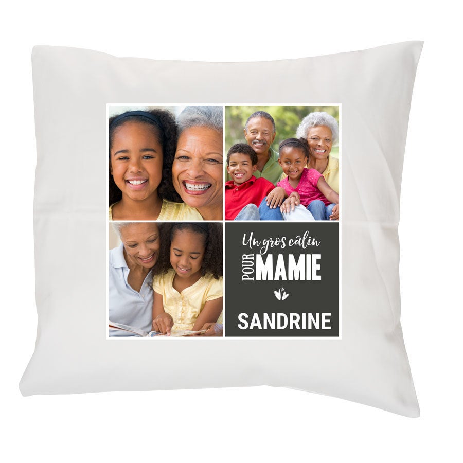 Coussin Peau de pêche 40 x 40 cm